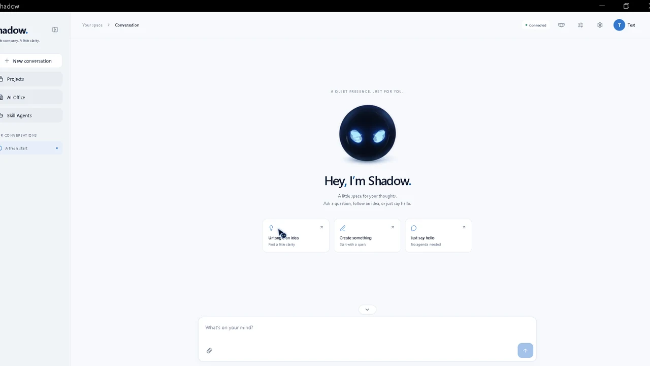 Shadow: AI Companion with Multi-Agent Workflow