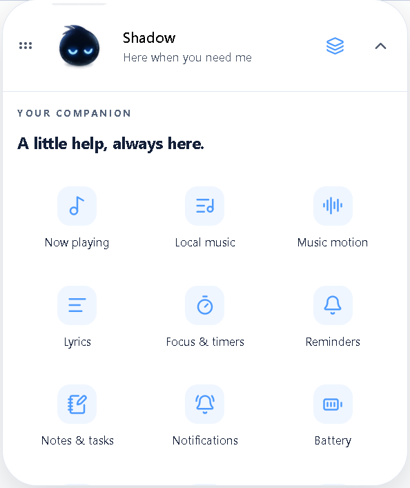 Shadow: AI Companion with Multi-Agent Workflow gallery item 1